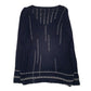 Womens Navy Unbranded Knit Crewneck Jumper