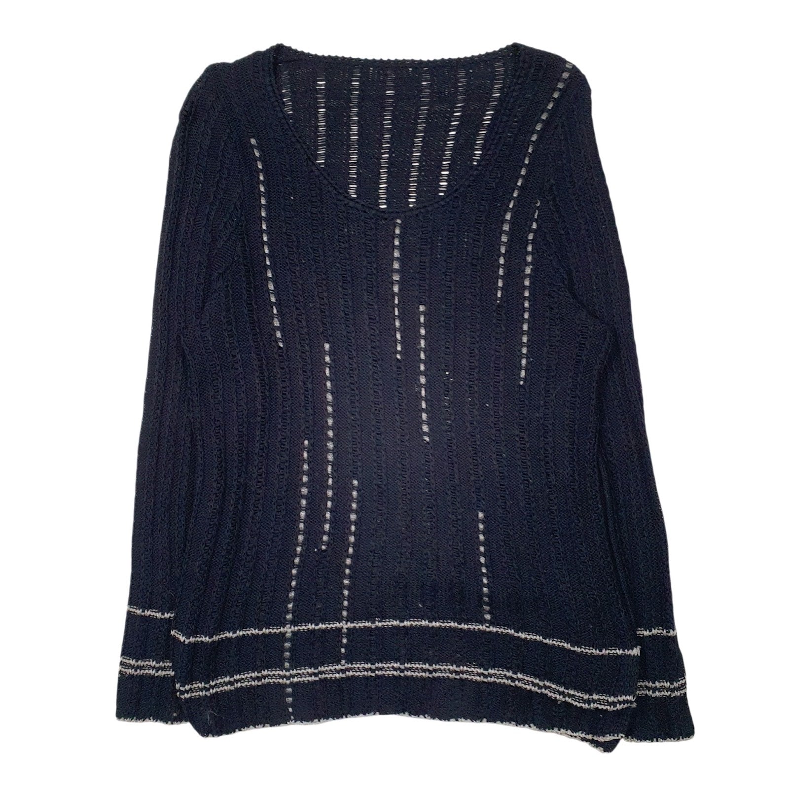 Womens Navy Unbranded Knit Crewneck Jumper