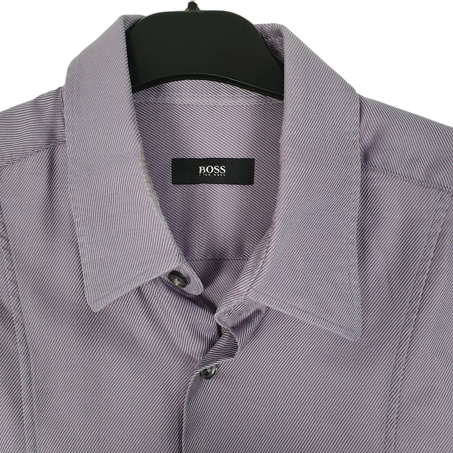 Mens Purple Hugo Boss   Shirt