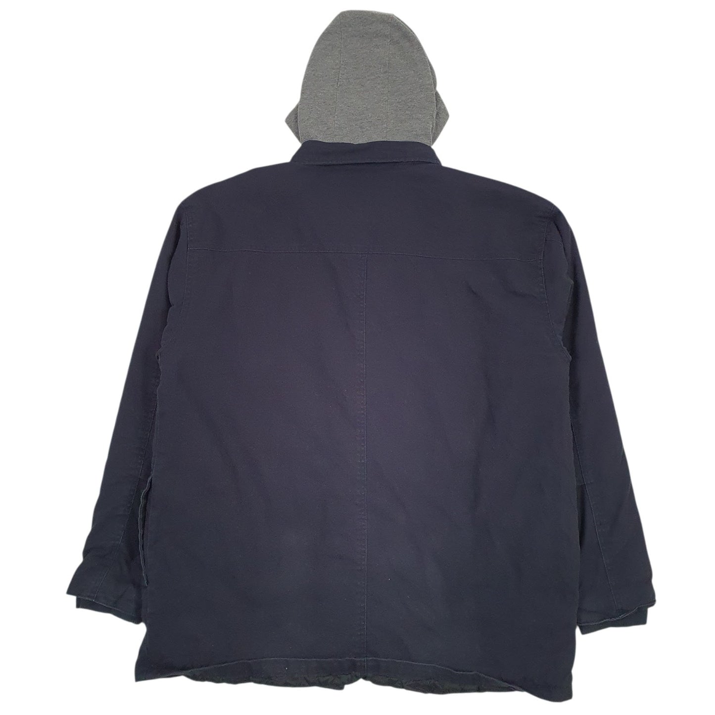 Mens Navy Wrangler Padded  Coat
