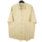 Mens Yellow L.L.Bean  Short Sleeve Shirt
