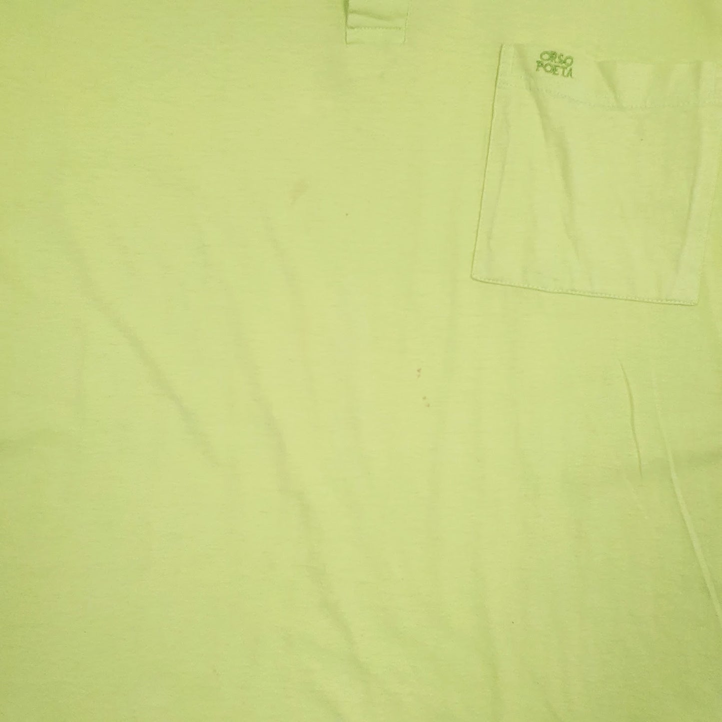 Mens Green Orso Poeta   Polo Shirt