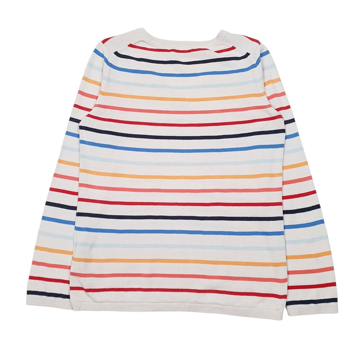 Mens White Tommy Hilfiger  V Neck Jumper