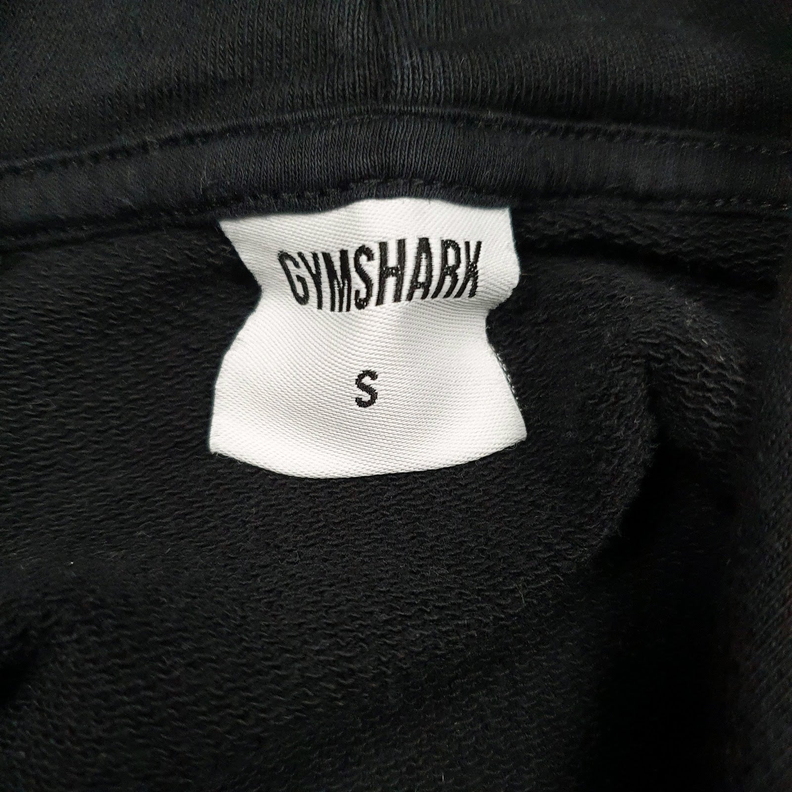 Mens Black Gym Shark  Hoodie Jumper