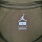 Mens Green Nike Air Jordan   T Shirt