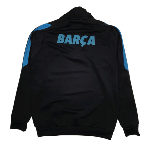 Mens Black Nike Barcelona FC Training Quarter Zip Jumper