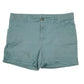 Womens Blue Lee Mid Rise Chino Shorts