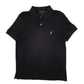 Mens Black Nautica Slim Fit Short Sleeve Polo Shirt