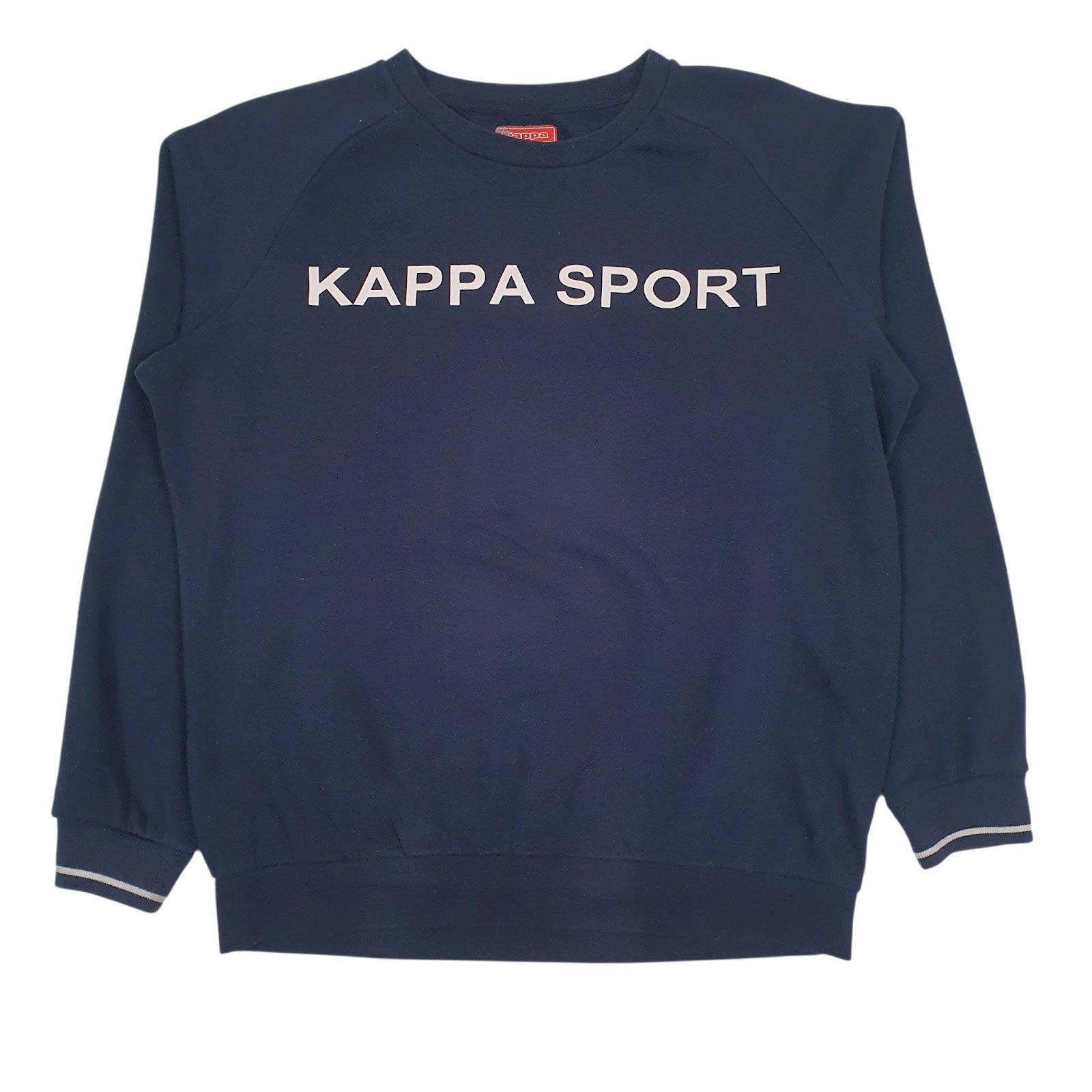 Mens Navy Kappa Sport Crewneck Jumper