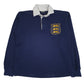 Womens Navy Toffs Rugby Long Sleeve Polo Shirt