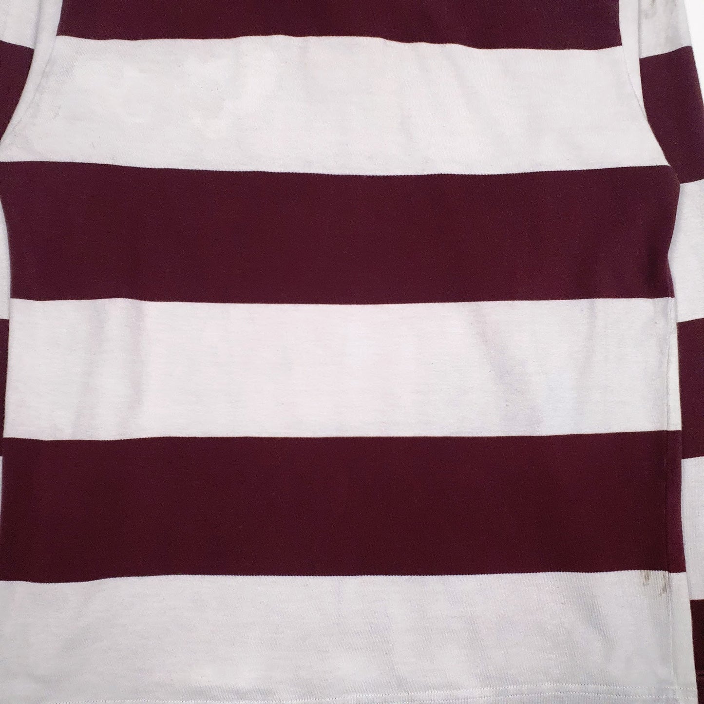 Mens White Charles River Rugby Crewneck Polo Shirt