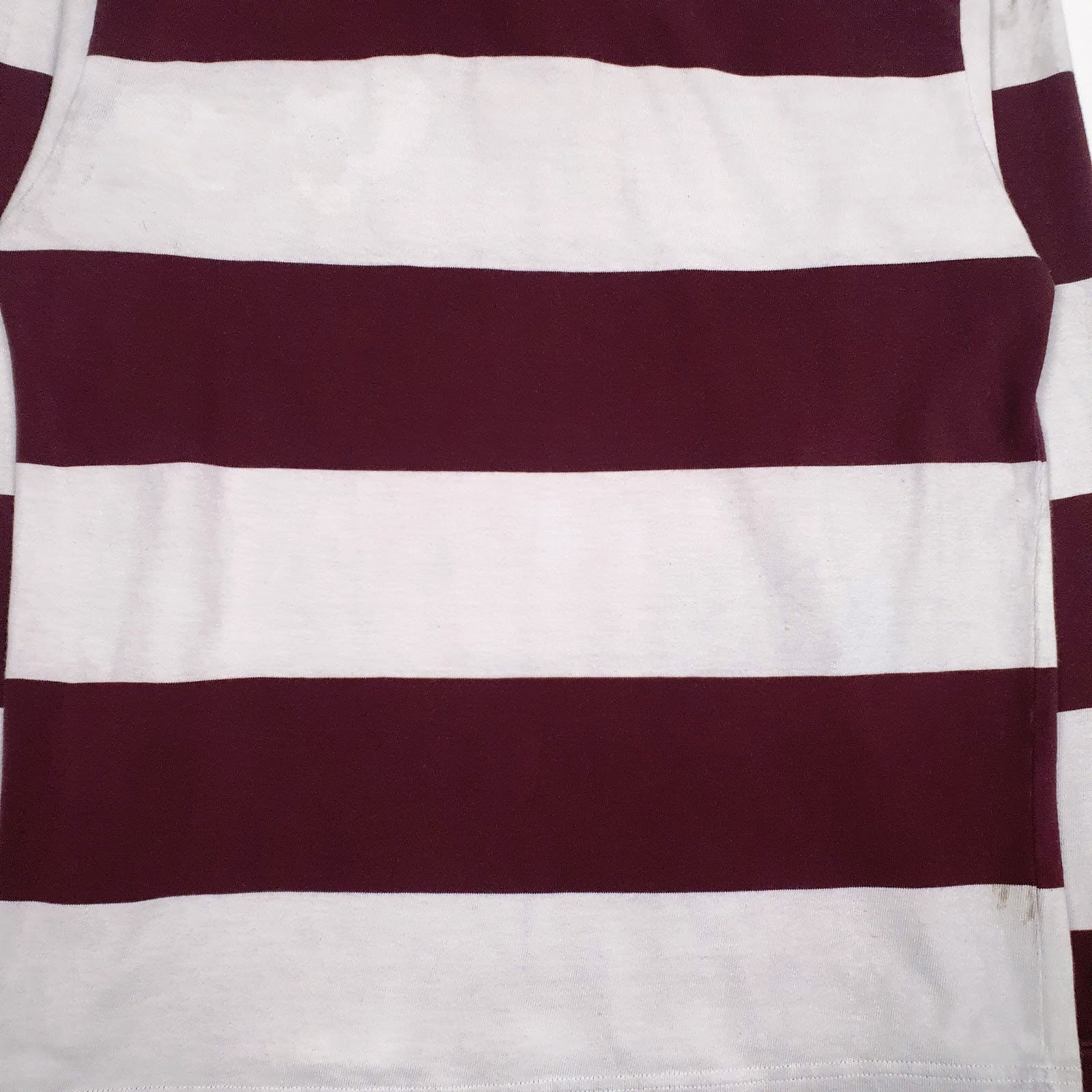 Mens White Charles River Rugby Crewneck Polo Shirt