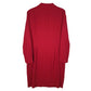 Womens Red Liz Claiborne Button Front  Dress
