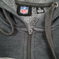 Mens Grey NFL Raiders Full Zip Jumper