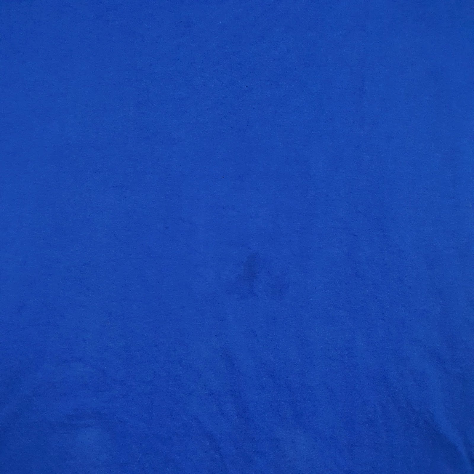 Mens Blue Fruit Of The Loom   T Shirt