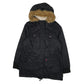 Mens Black Levis Sherpa Lined  Coat