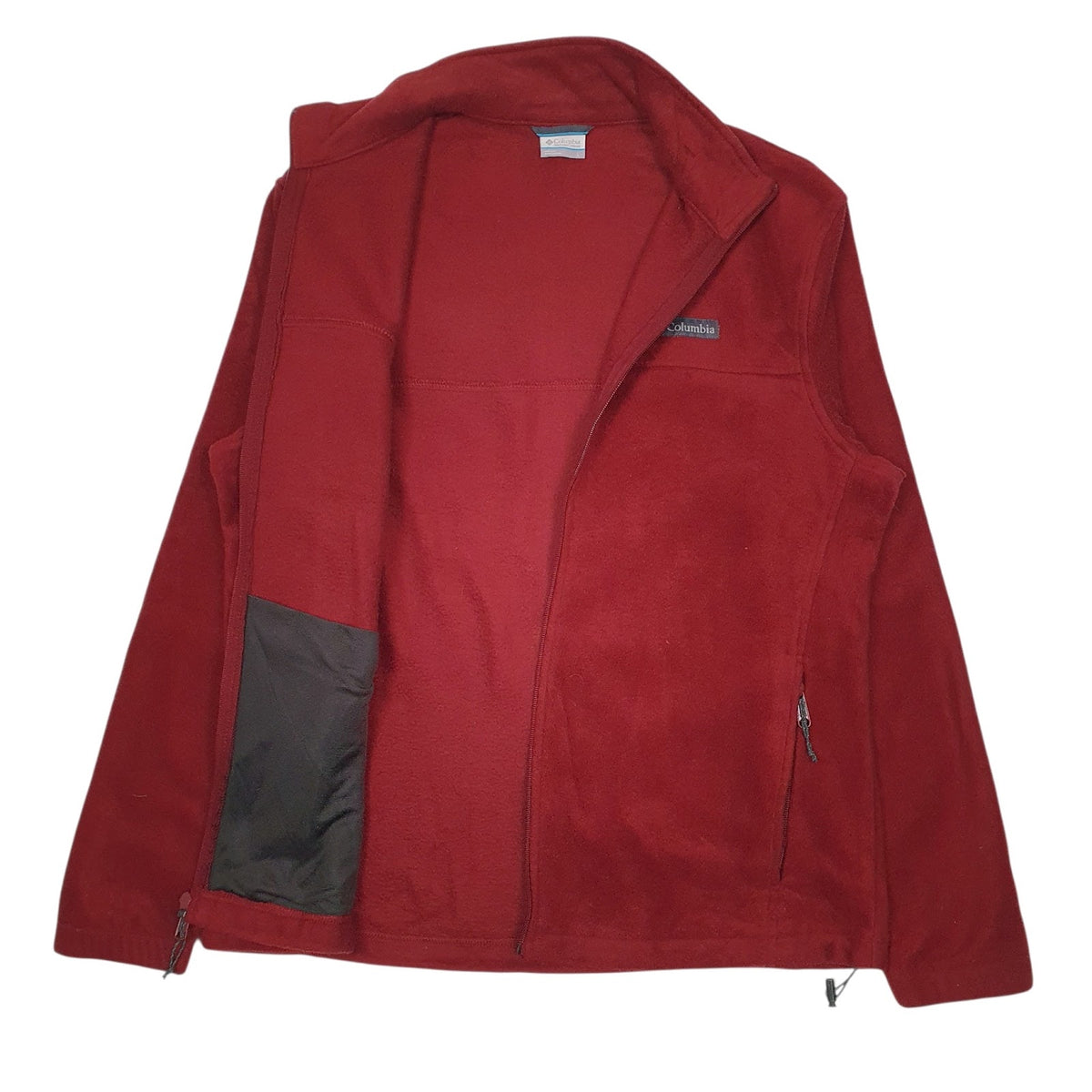 Womens Red Columbia Sportswear Company  Full Zip Jumper
