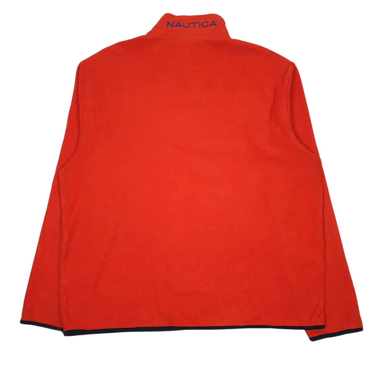 Mens Orange Nautica  Quarter Zip Jumper
