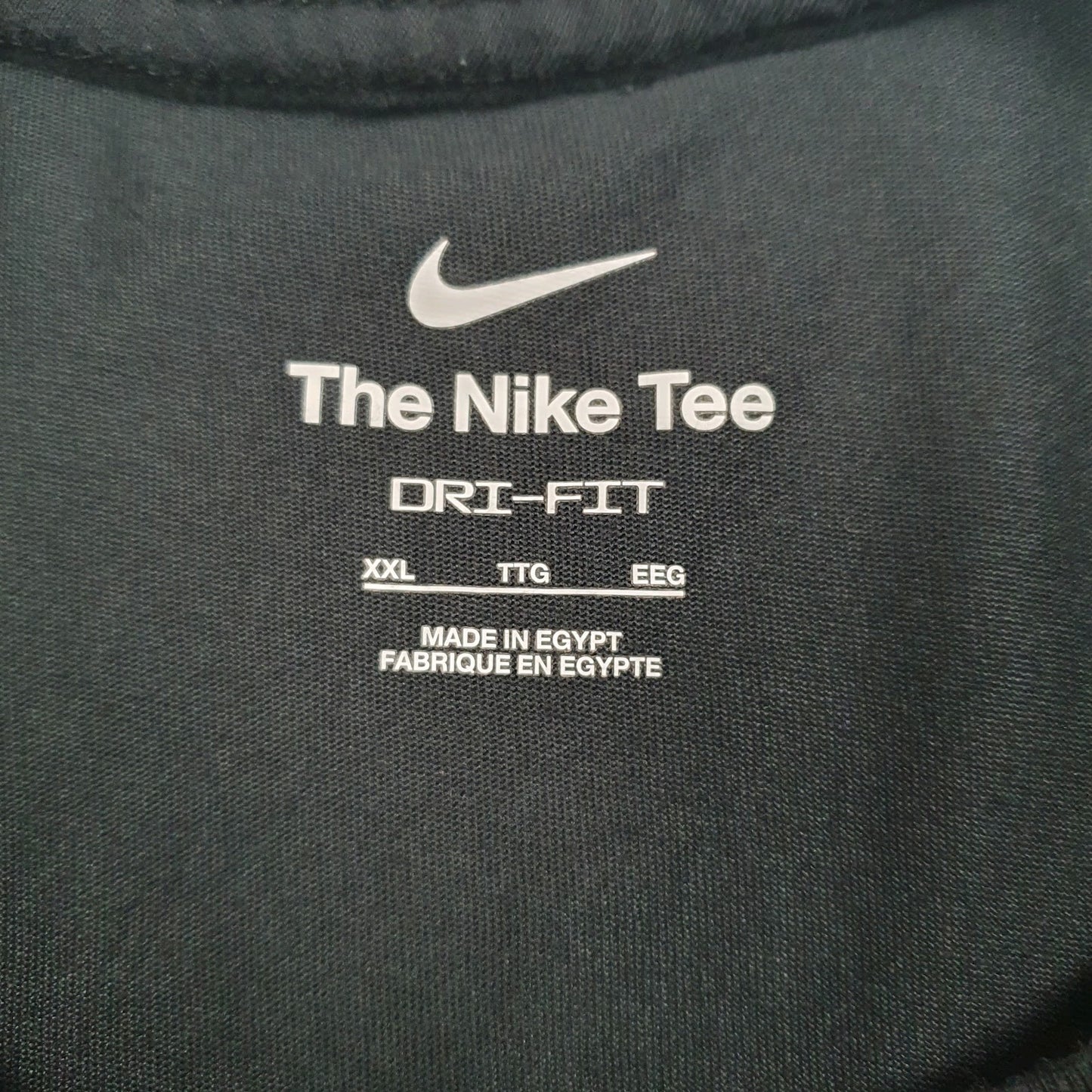Mens Black Nike Dri-Fit  T Shirt
