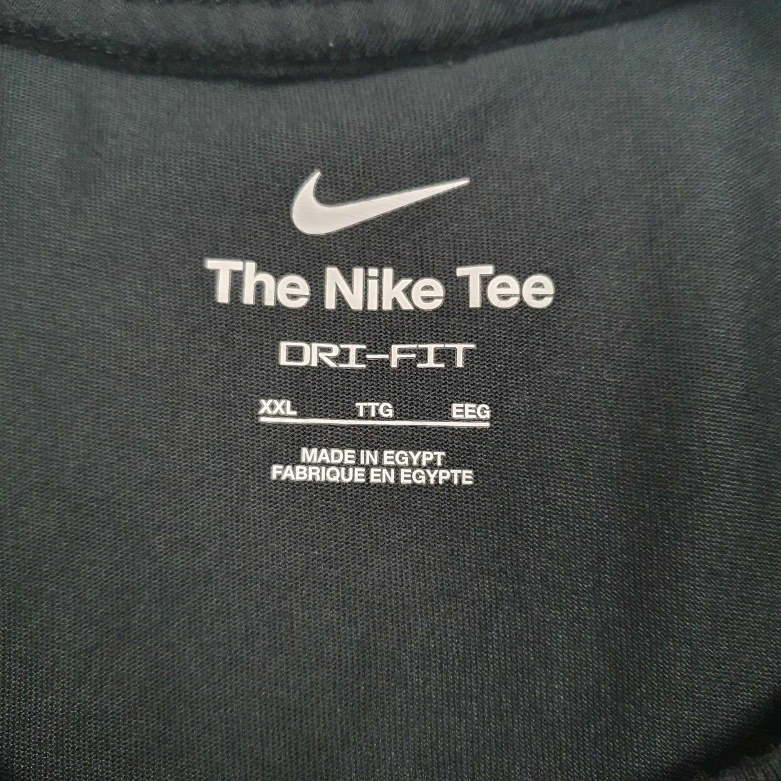 Mens Black Nike Dri-Fit  T Shirt