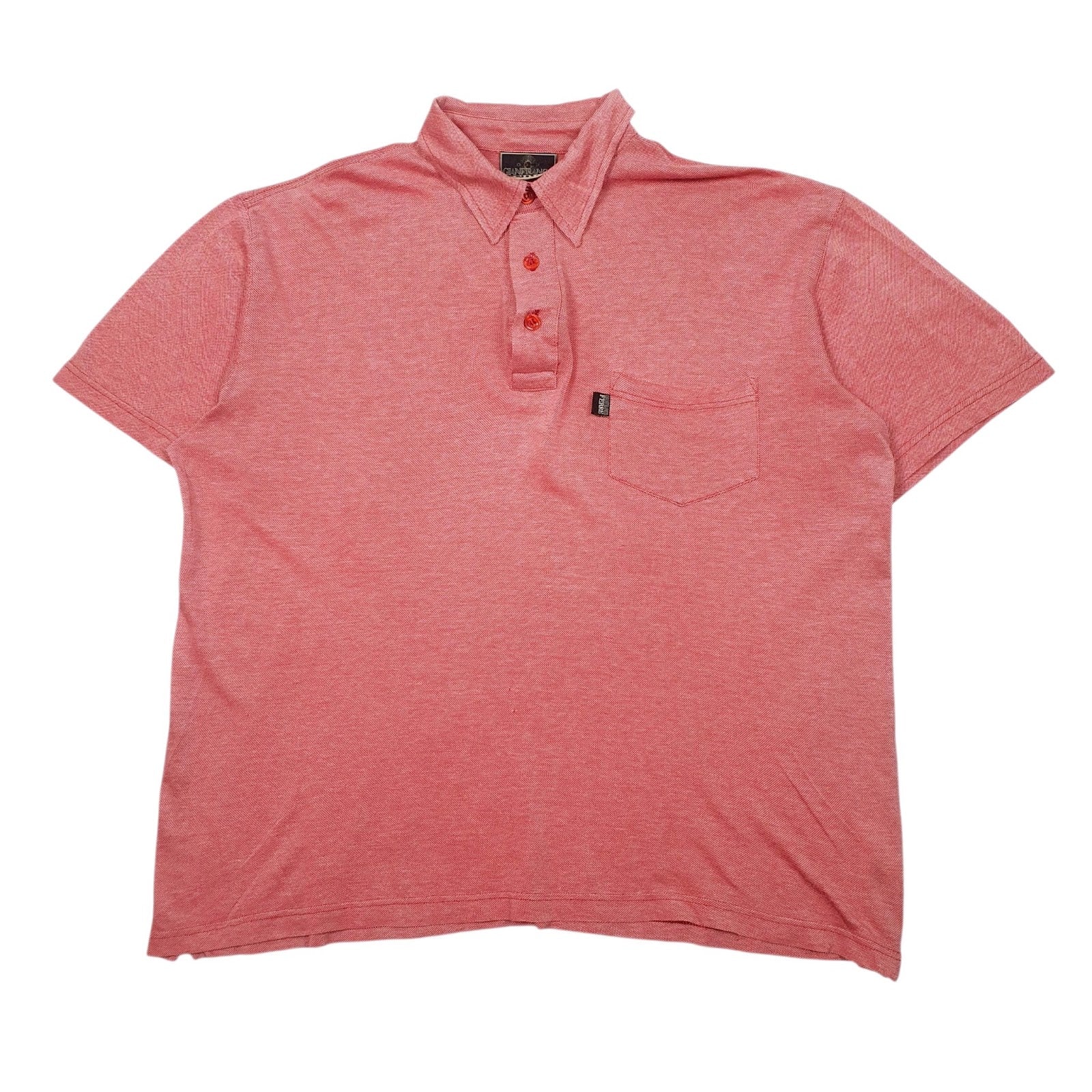 Mens Red Gianfranco Ferre Golf Short Sleeve Polo Shirt