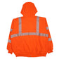Mens Orange Carhartt Workwear Hi-Vis Full Zip Jumper