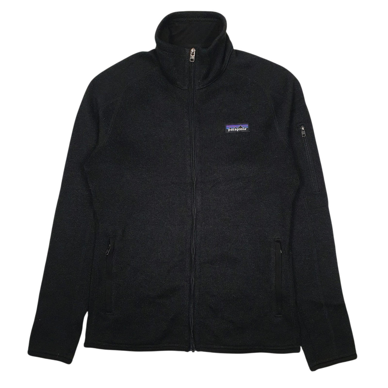 Womens Black Patagonia Better Sweater Full Zip Jumper