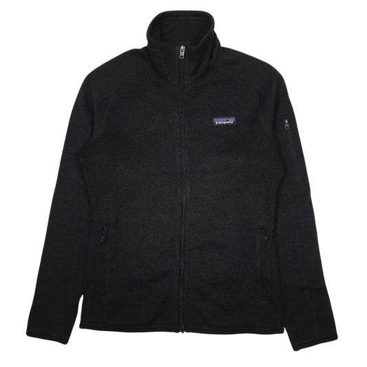 Womens Black Patagonia Better Sweater Full Zip Jumper