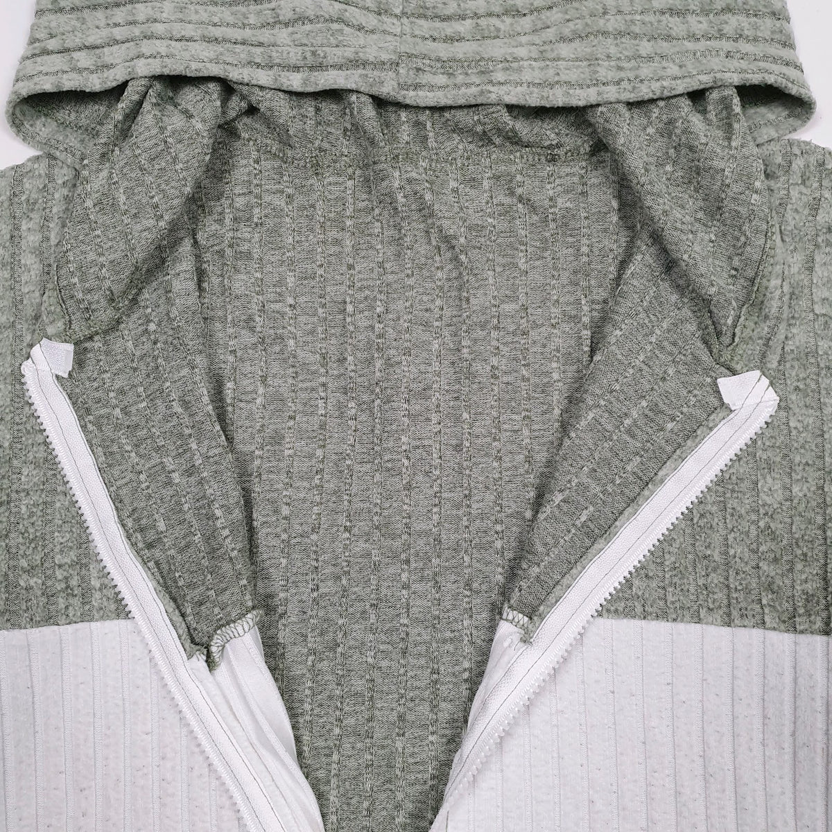 Womens Green Unbranded Hoodie Lightweight Full Zip Jumper