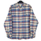 Mens Blue L.L.Bean Chamois Long Sleeve Shirt