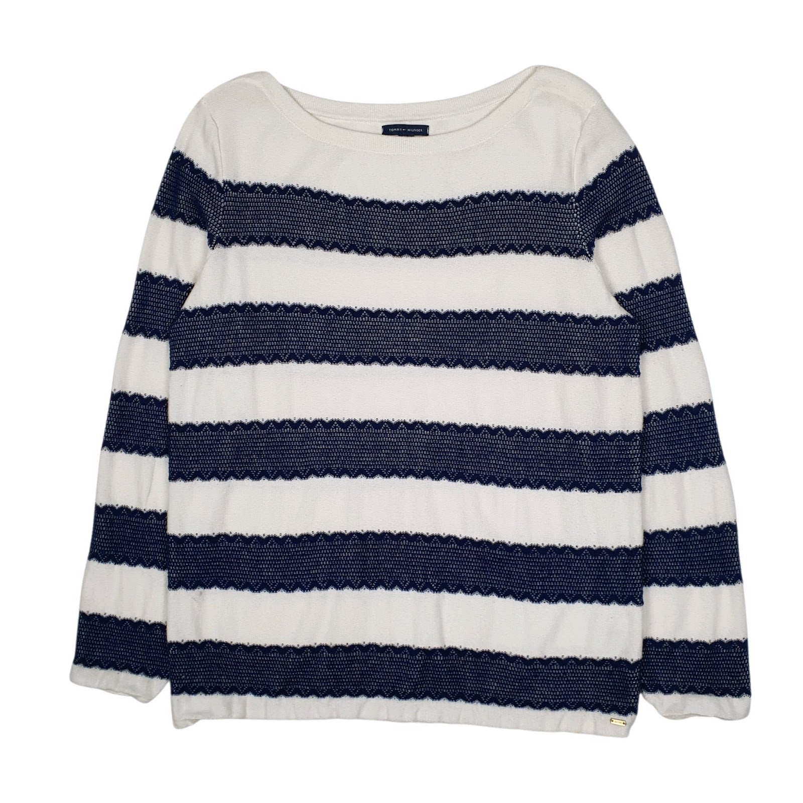 Womens White Tommy Hilfiger  Crewneck Jumper