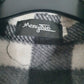 Mens Grey Mengyue Thick Flannel  Shirt