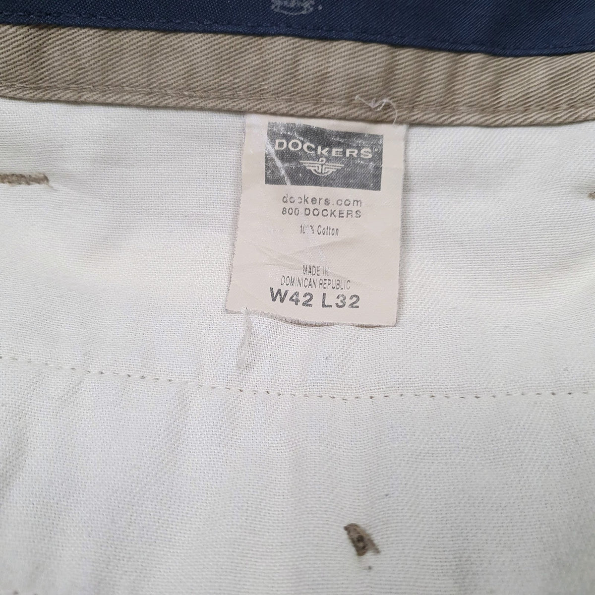 Mens Brown Dockers Pleated  Jeans