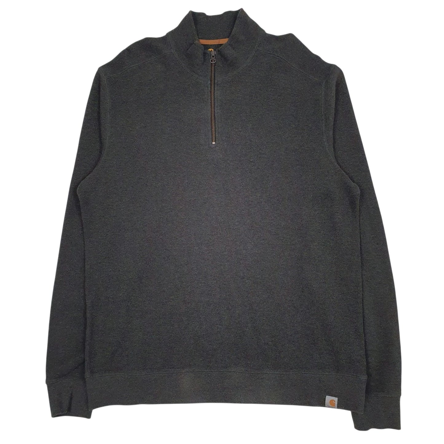 Mens Grey Carhartt  Quarter Zip Jumper