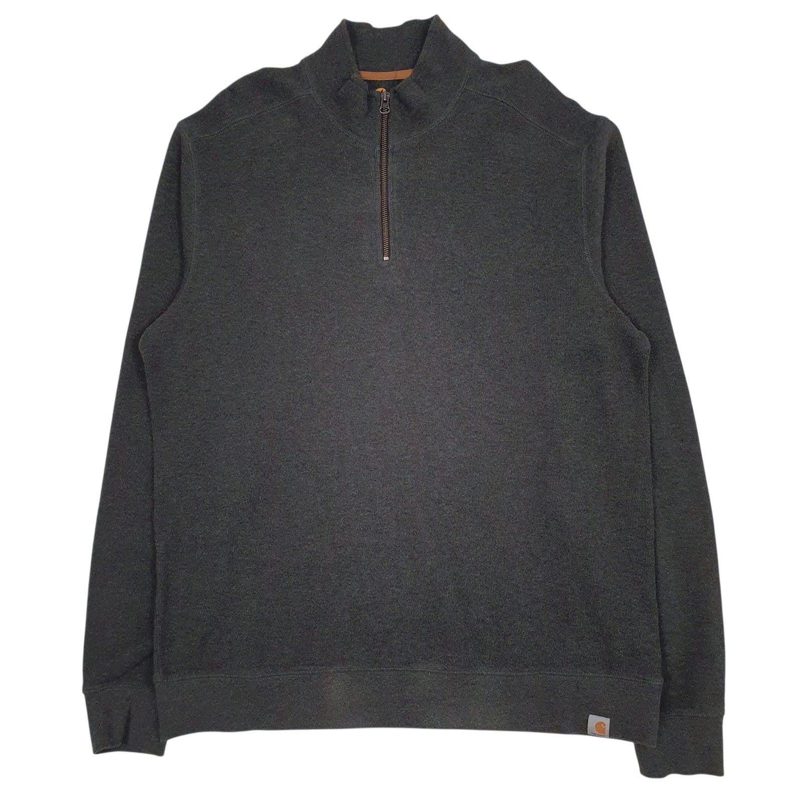 Mens Grey Carhartt  Quarter Zip Jumper
