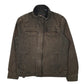 Mens Brown Levis Workwear Military Windbreaker  Coat