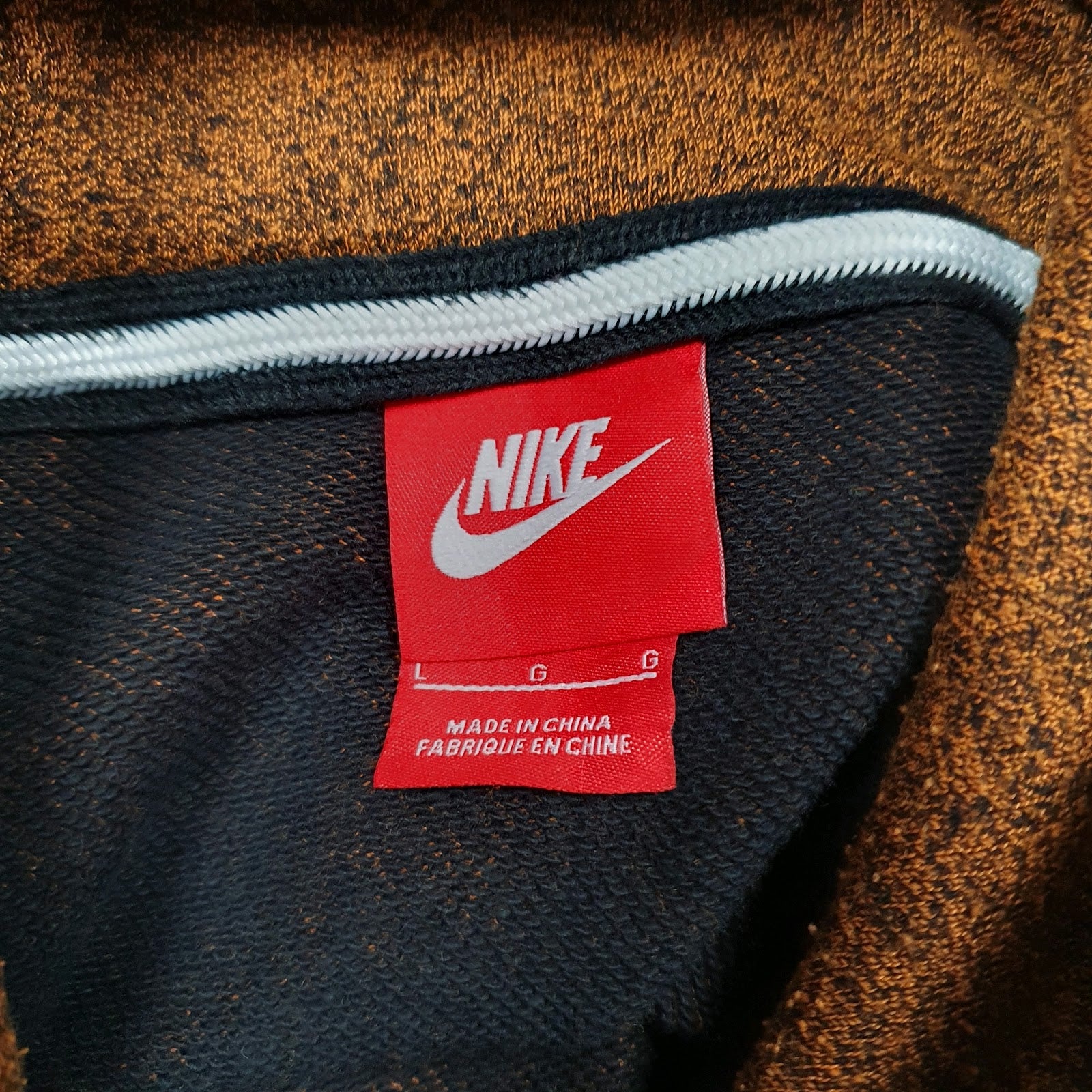 Mens Orange Nike  Hoodie Jumper
