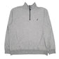 Mens Grey Nautica  Quarter Zip Jumper