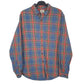 Mens Blue L.L.Bean Flannel Long Sleeve Shirt