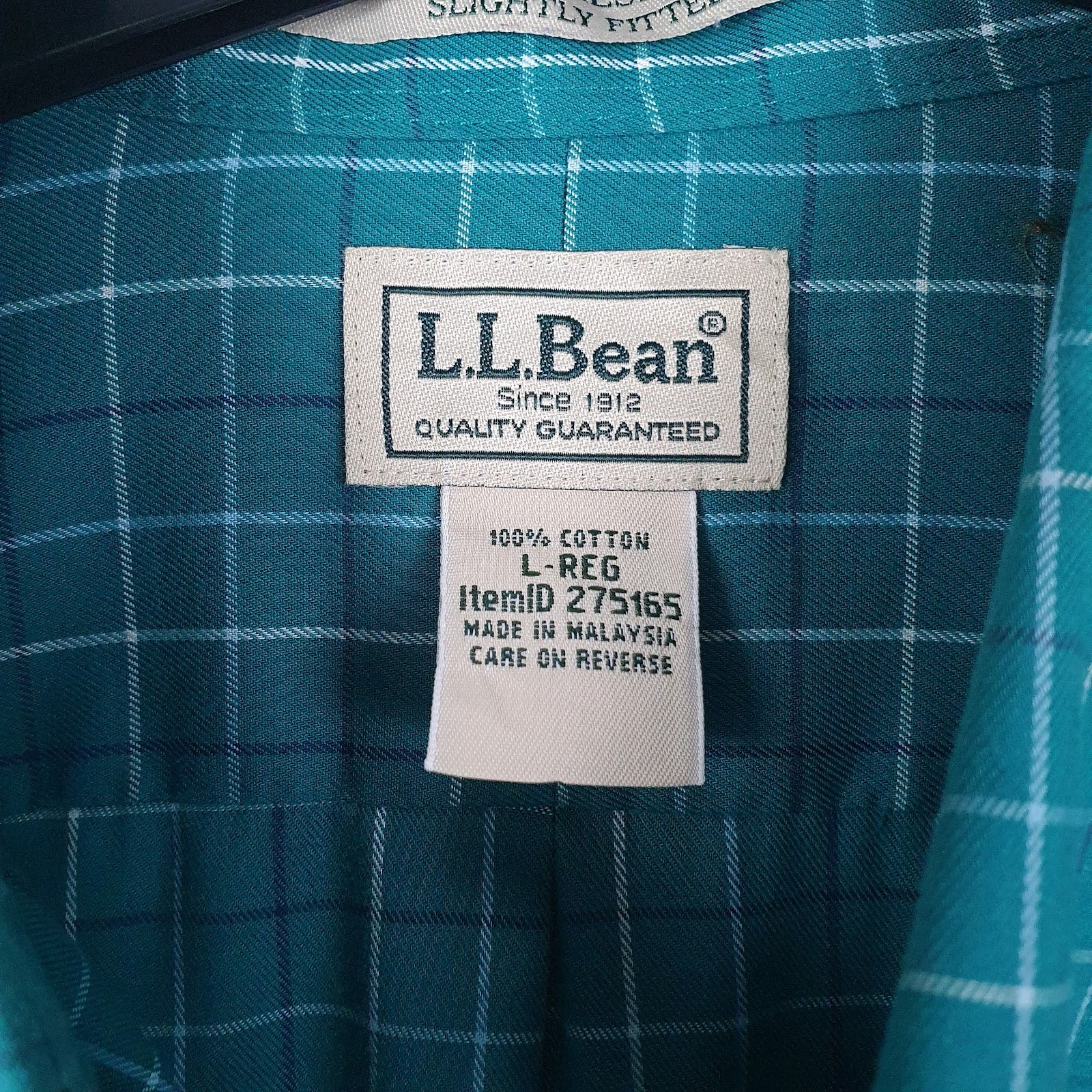 Mens Green L.L.Bean   Shirt