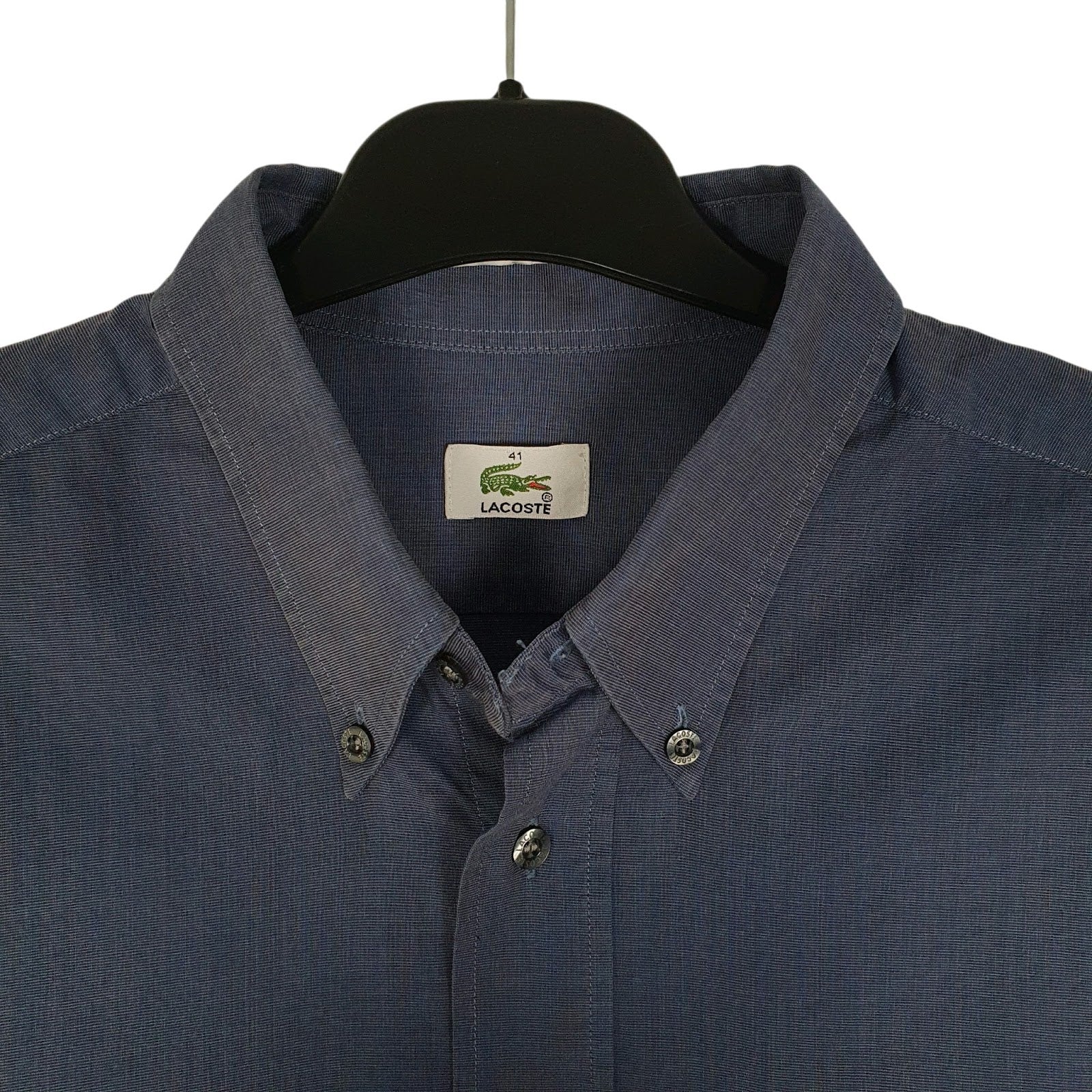 Mens Navy Lacoste   Shirt