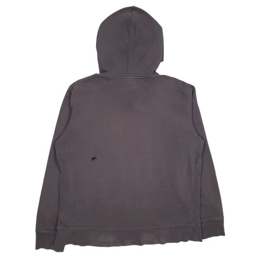 Womens Grey The North Face Spellout Hoodie Jumper