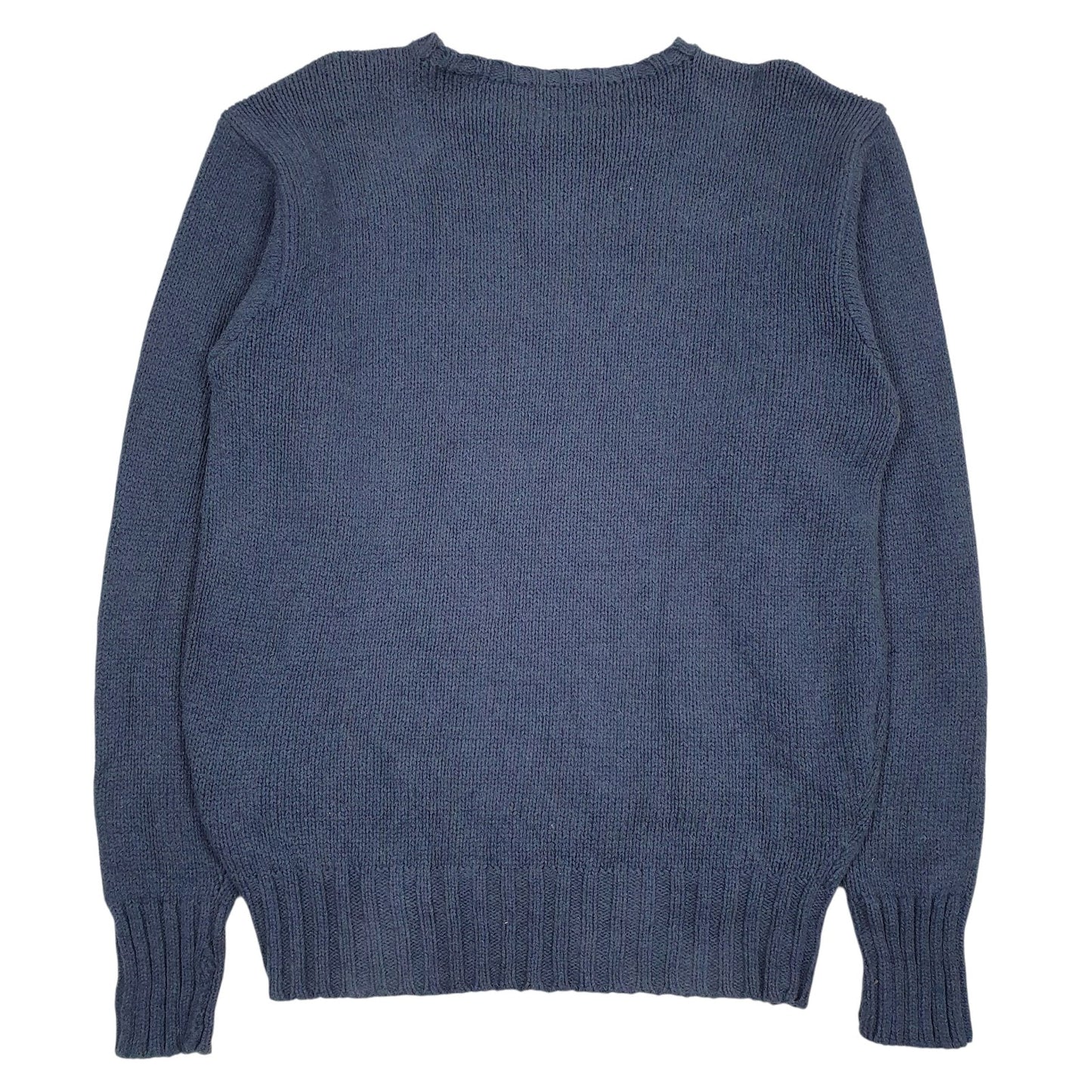 Mens Blue Polo Ralph Lauren Knitwear Crewneck Jumper