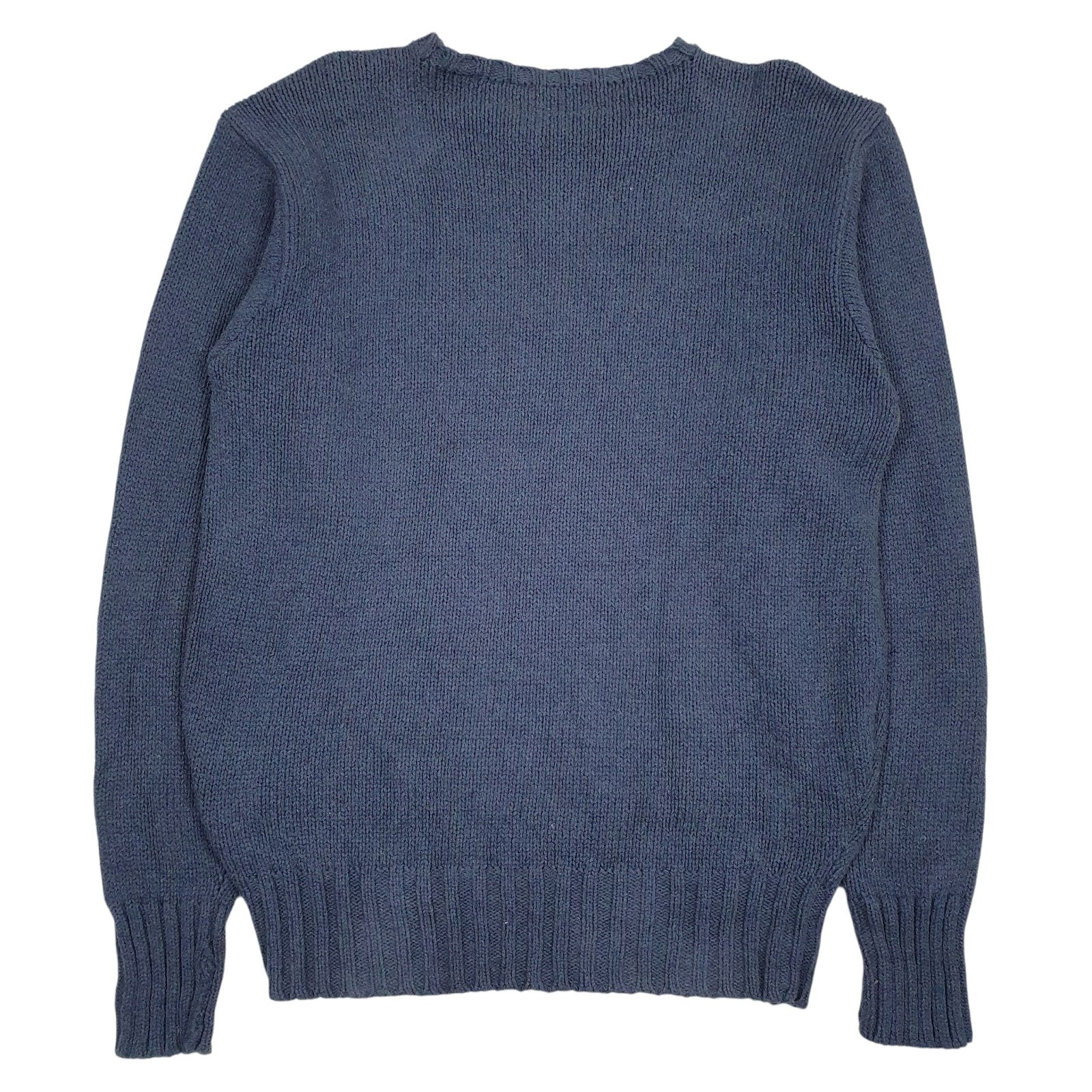 Mens Blue Polo Ralph Lauren Knitwear Crewneck Jumper
