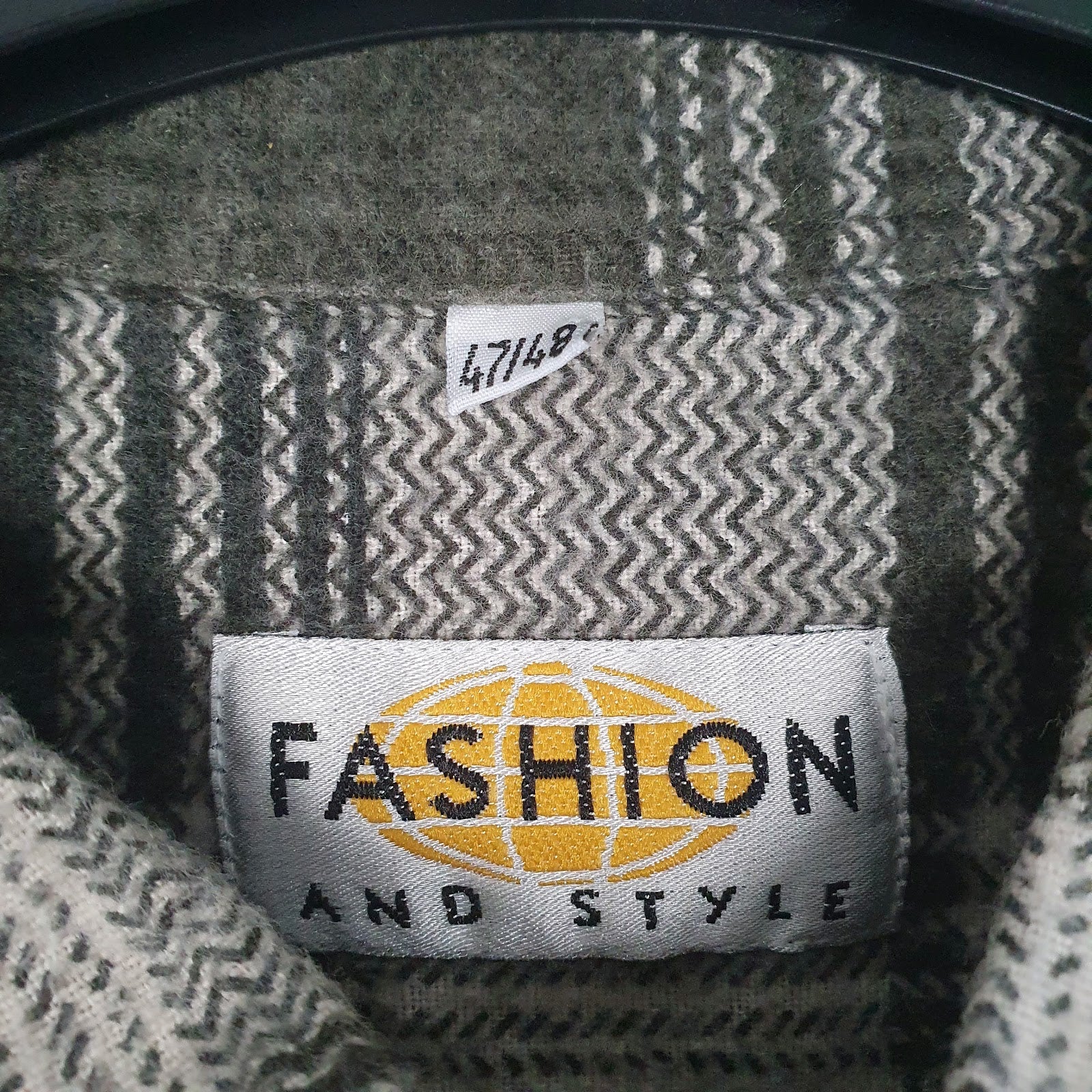 Mens Grey Fashion and Style Flannel  Shirt