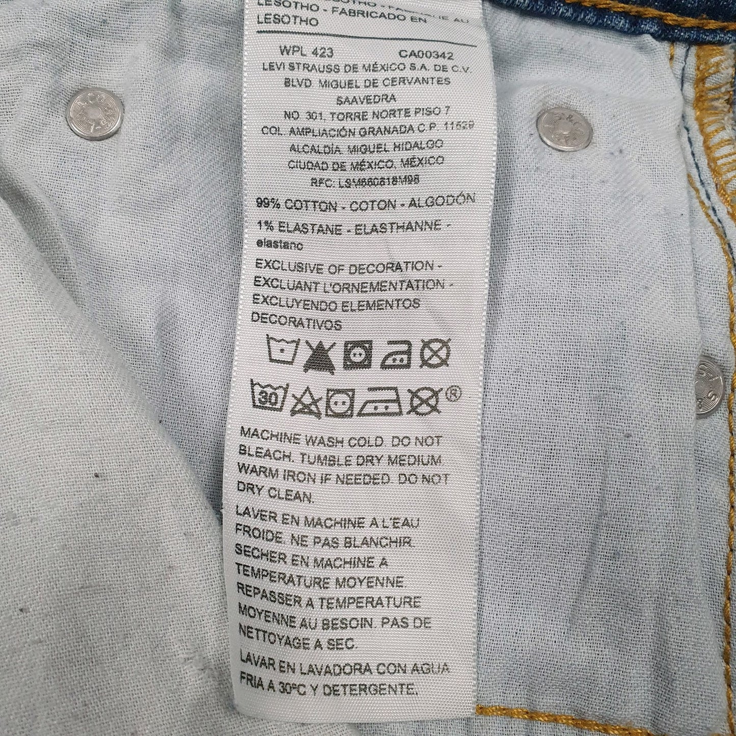 Mens Blue Levis   Jeans
