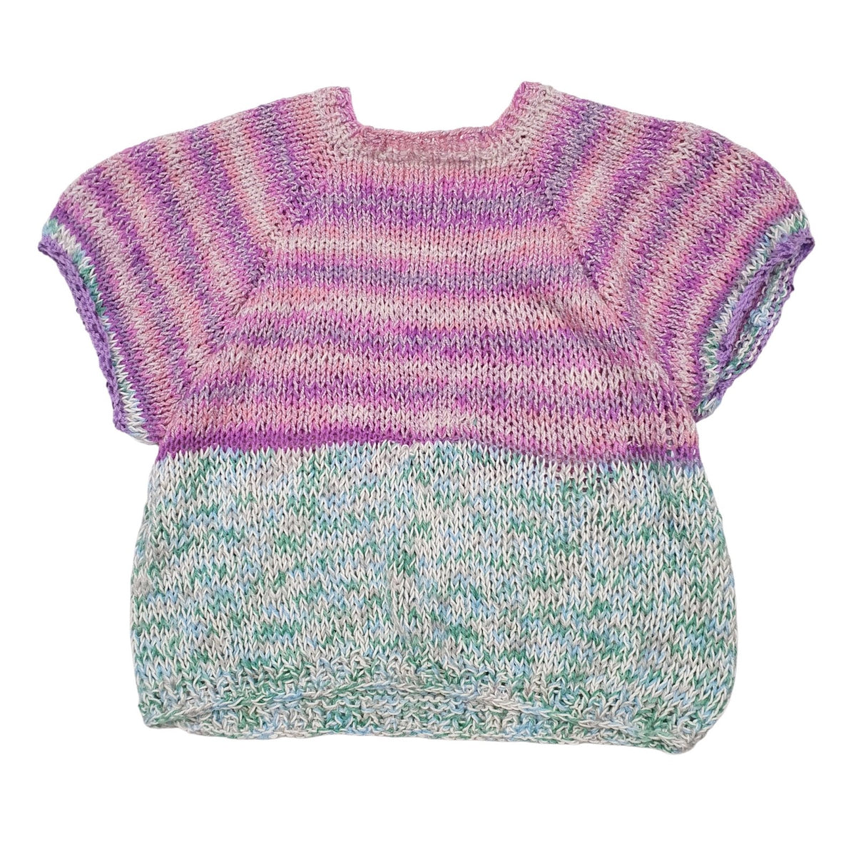 Womens Purple Unbranded Knit Crewneck Jumper