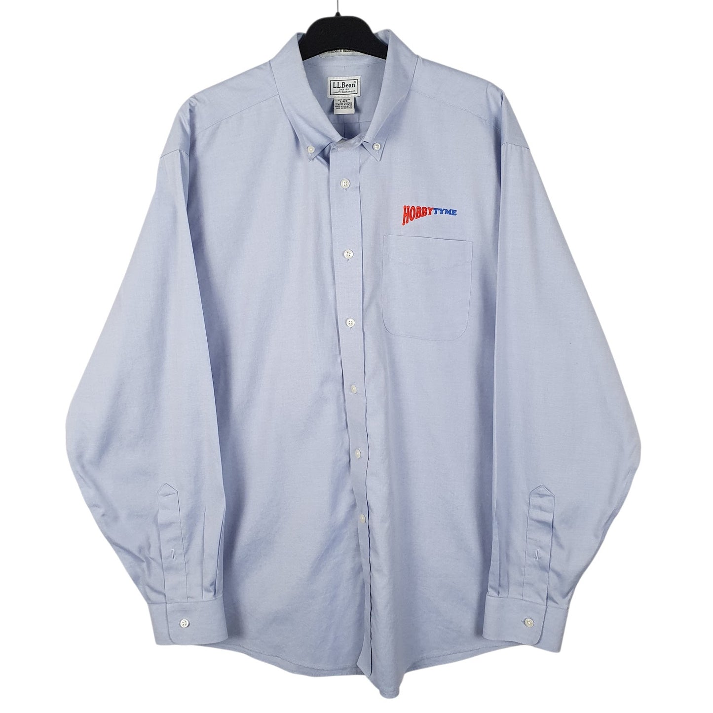 Mens Blue L.L.Bean  Long Sleeve Shirt