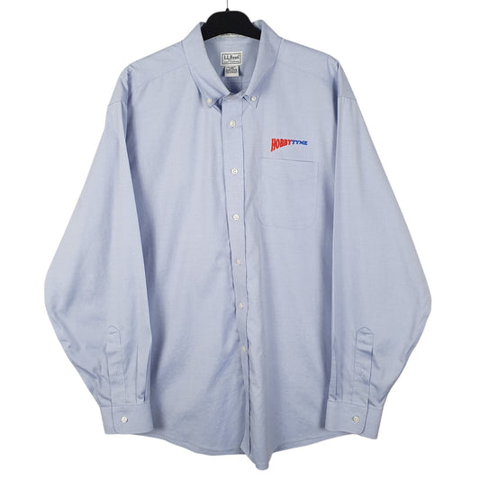 Mens Blue L.L.Bean  Long Sleeve Shirt