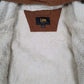 Mens Brown Lee Sherpa Lined Active Hoodie Coat